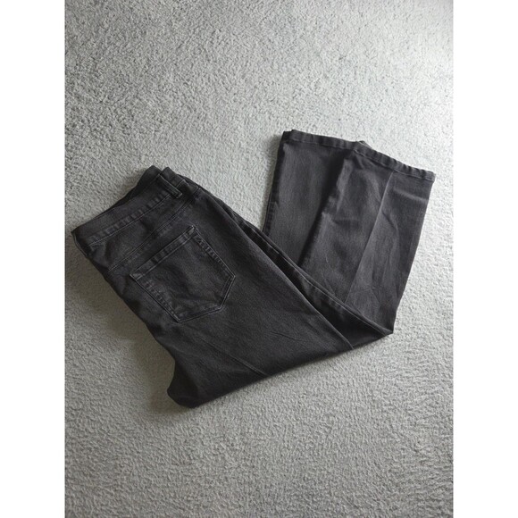 Style & Co Denim Jeans Womens 14 Short Charcoal Bootcut Tummy Control Stretch - Picture 1 of 13